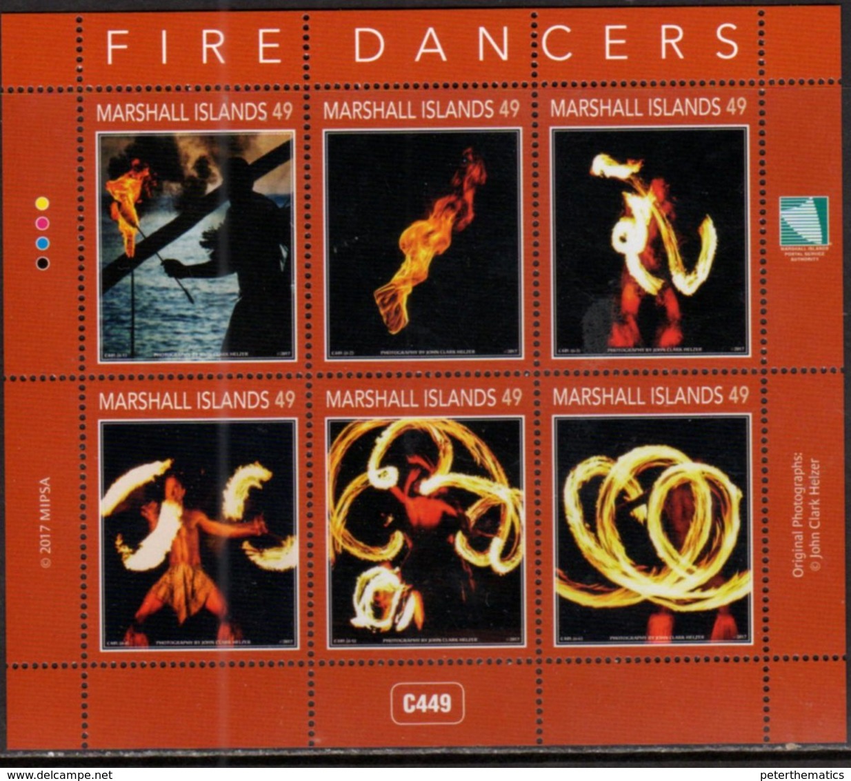 MARSHALL ISLANDS , 2017, MNH,DANCES, FIRE DANCE,  FIRE DANCERS, SHEETLET - Dance