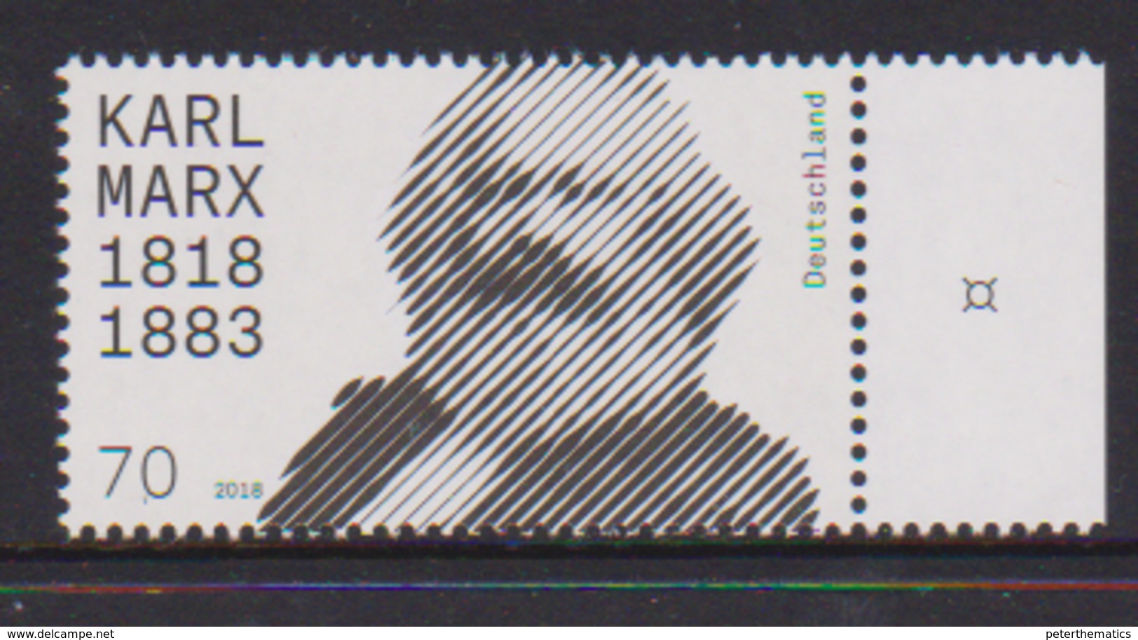 GERMANY, 2018, MNH, KARL MARX,1v - Karl Marx