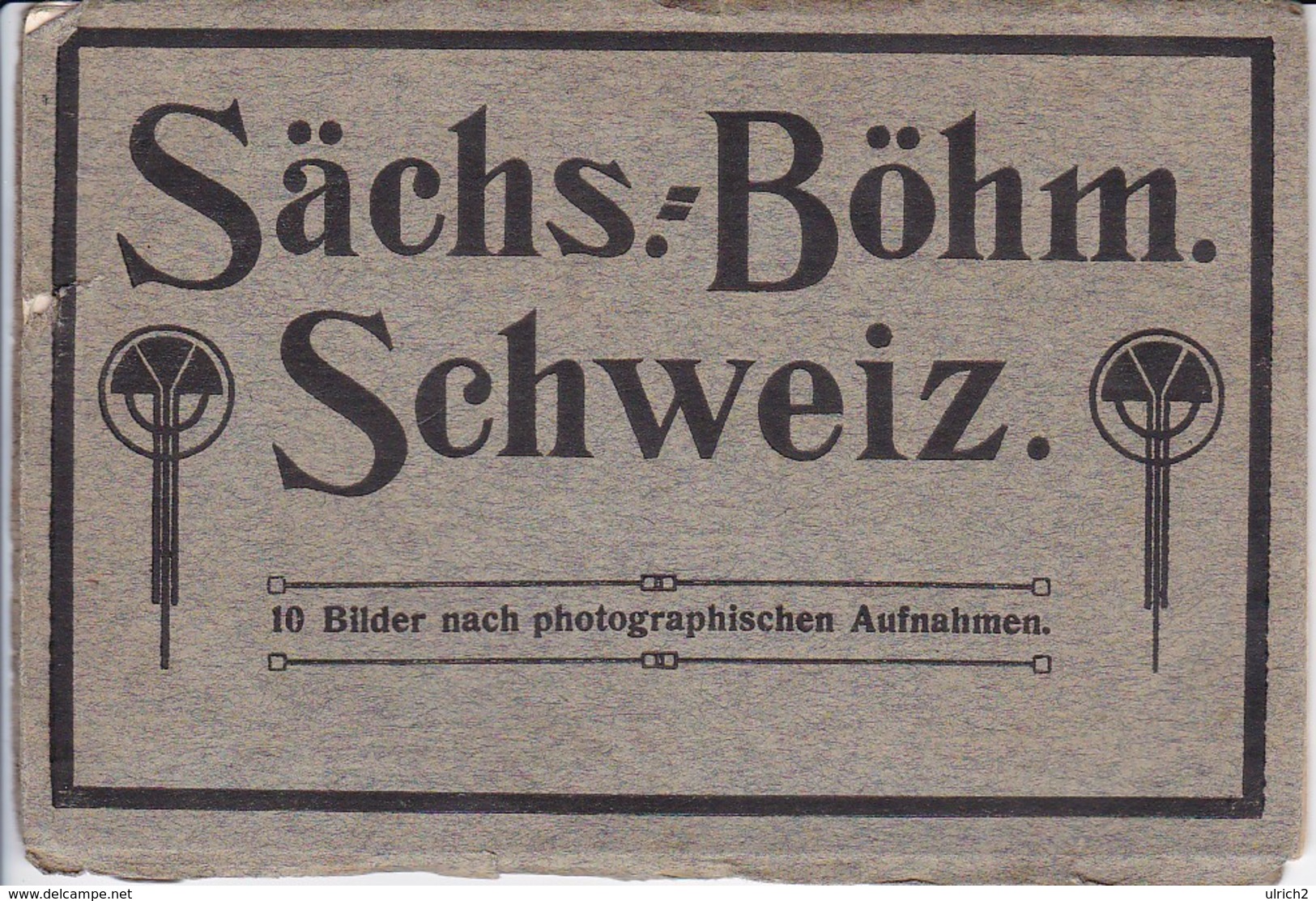 Sächsisch-Böhmische Schweiz - 10 Bilder Nach Photographischen Aufnahmen - 16*11cm (35380) - Orte