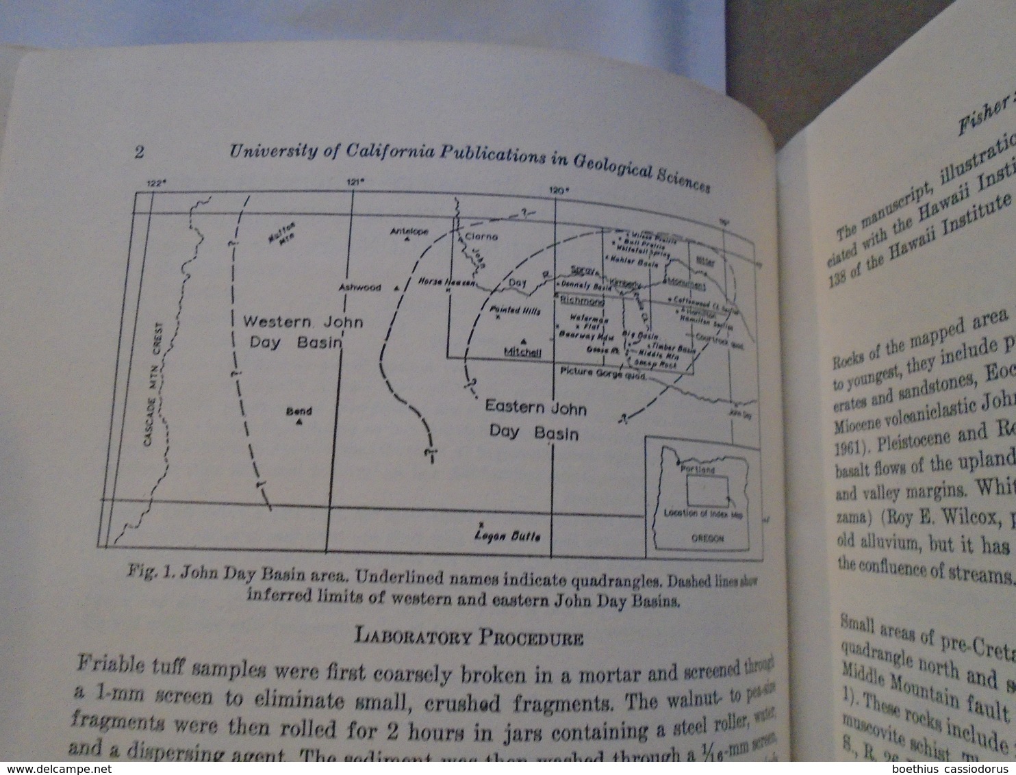 PYROGENIC MINERAL STABILITY, LOWER MEMBER OF THE JOHN DAY FORMATION, EASTERN OREGON  by RICHARD V. FISHER 1968