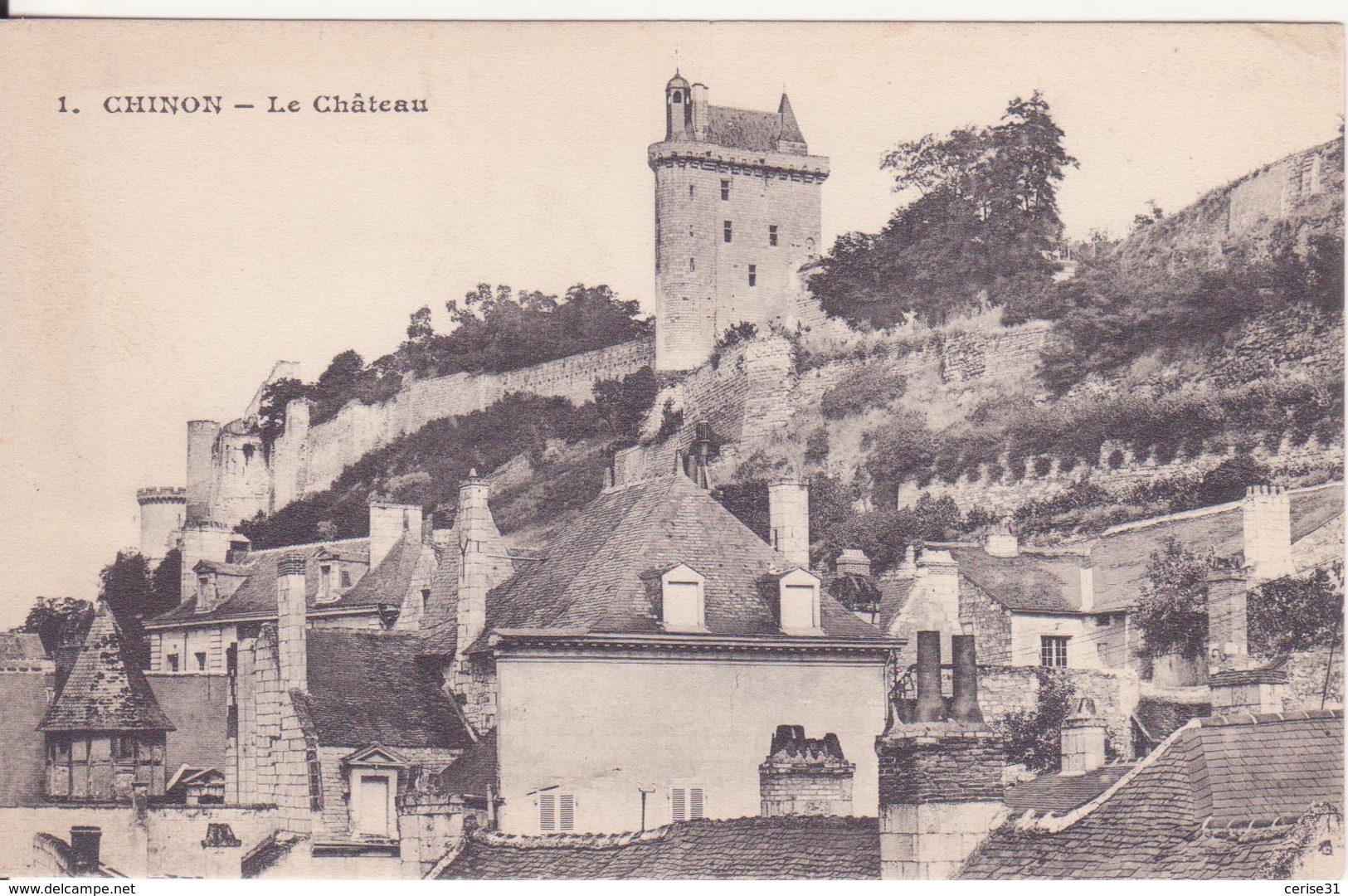 CPA - 1. CHINON Le Château - Chinon