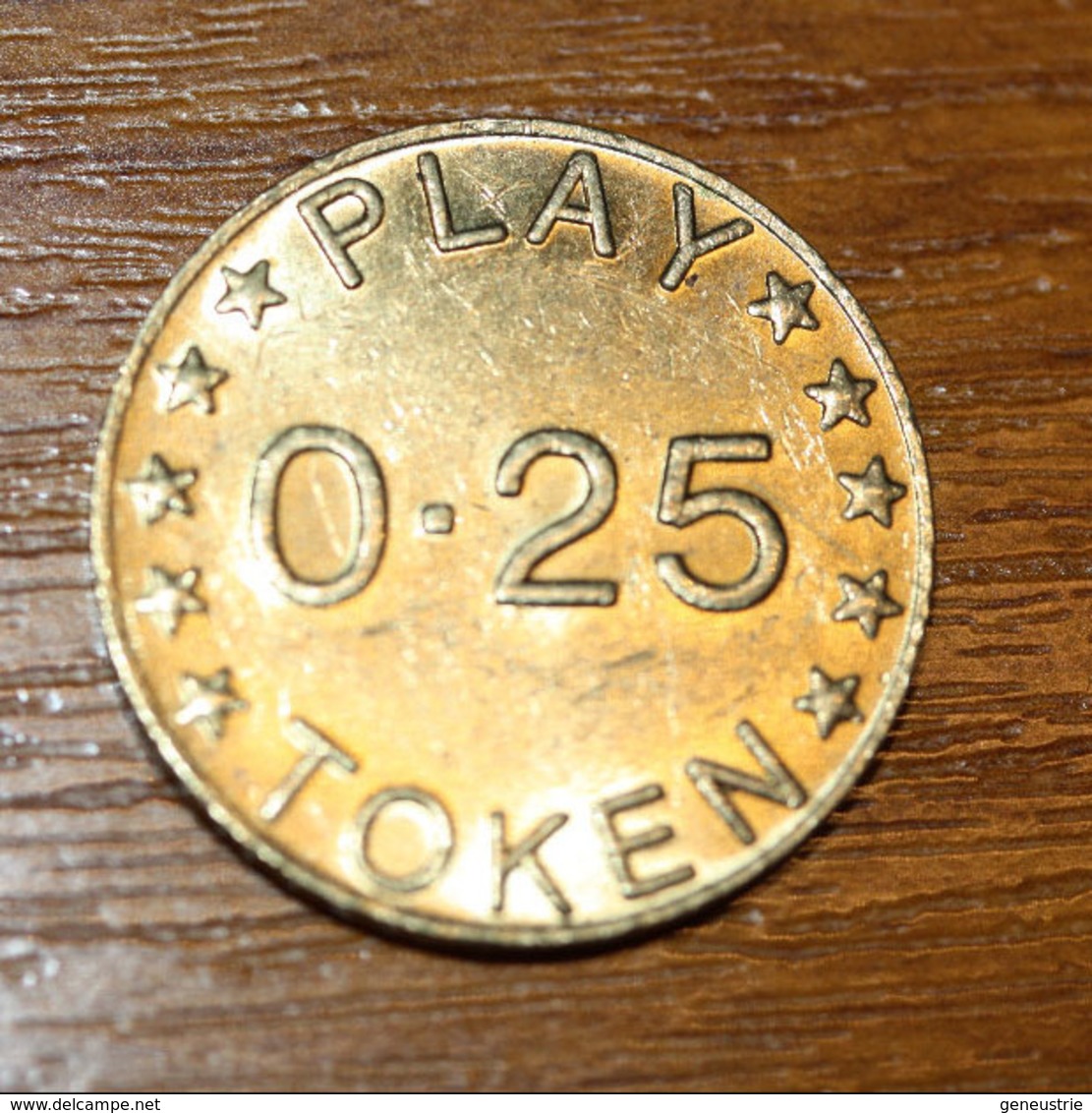 Jeton De Jeux Ou Machine à Sous USA - Monnaie De 0,25$ - Play Token - Casino - Casino