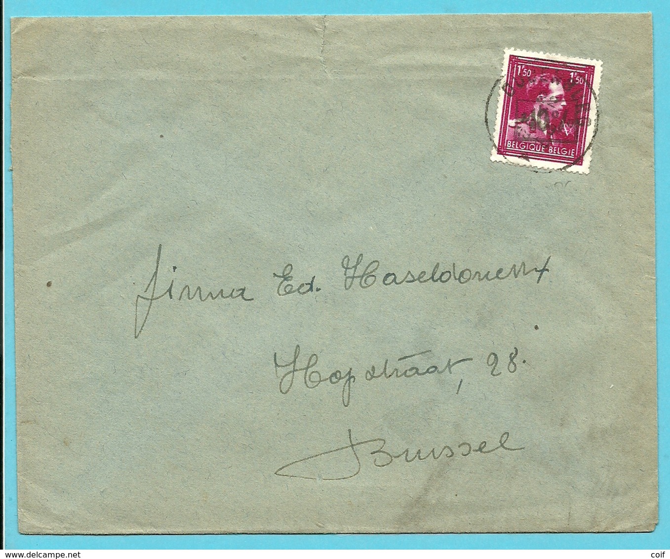 724N (-10% Locale Opdruk) Op Brief Met Stempel OUDENBURG - 1946 -10%