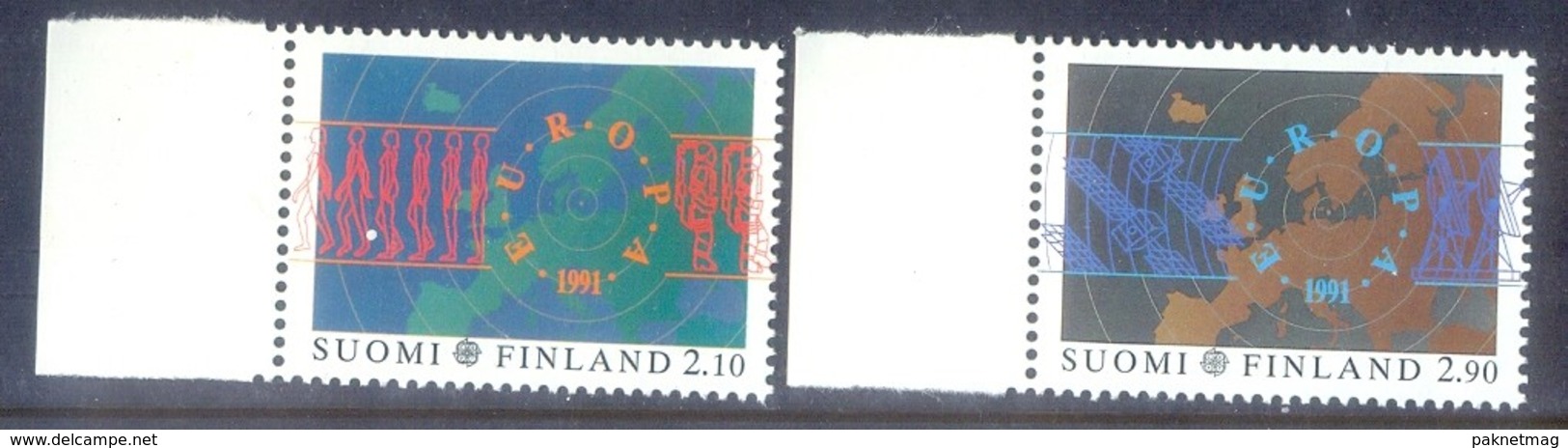 H120- Suomi Finland EUROPA 1991. Space. - Other & Unclassified