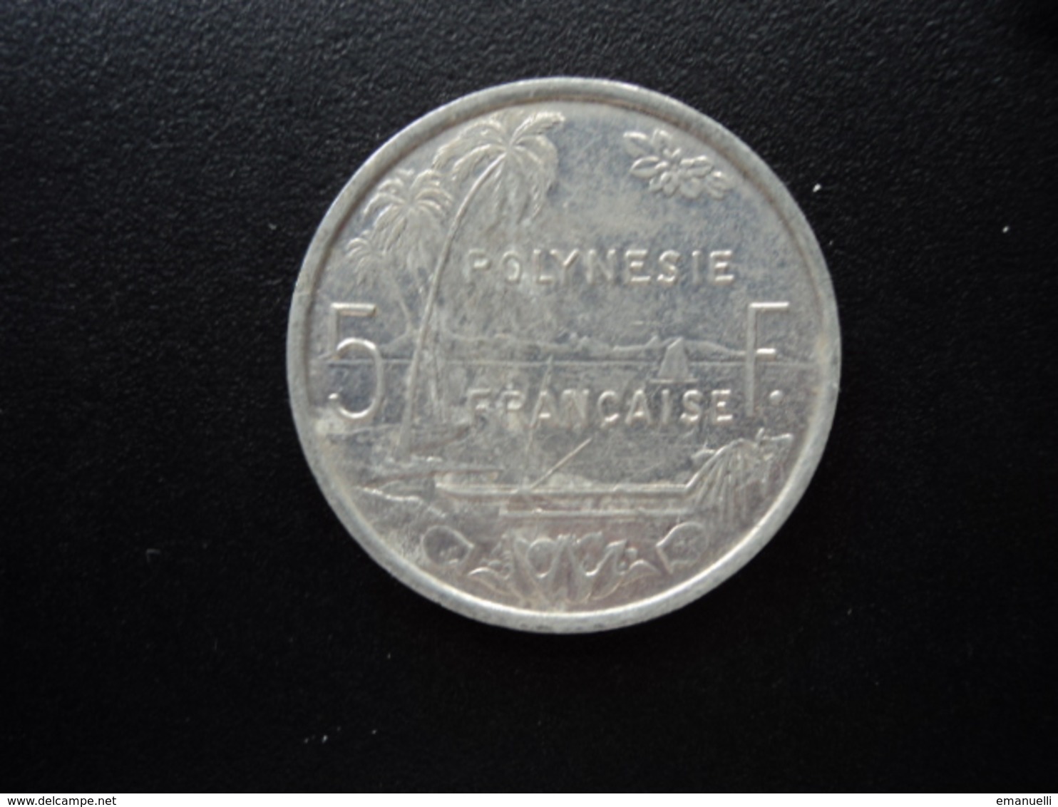 POLYNÉSIE FRANÇAISE : 5 FRANCS  1987   KM 12    SUP * - French Polynesia