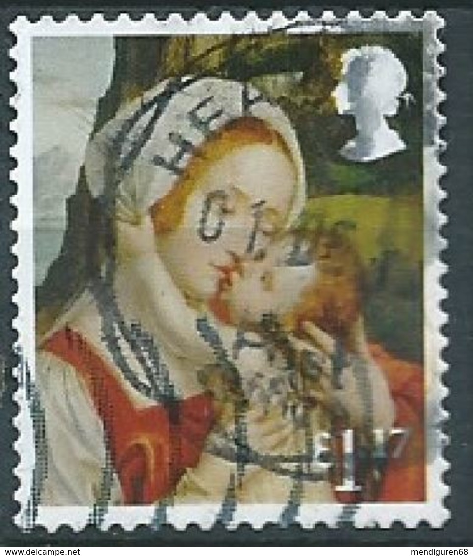 GROSBRITANNIEN GRANDE BRETAGNE GB 2017 VIRGIN MARY WITH CHILD £1.17 DENT FALT SG 4010 - Usados