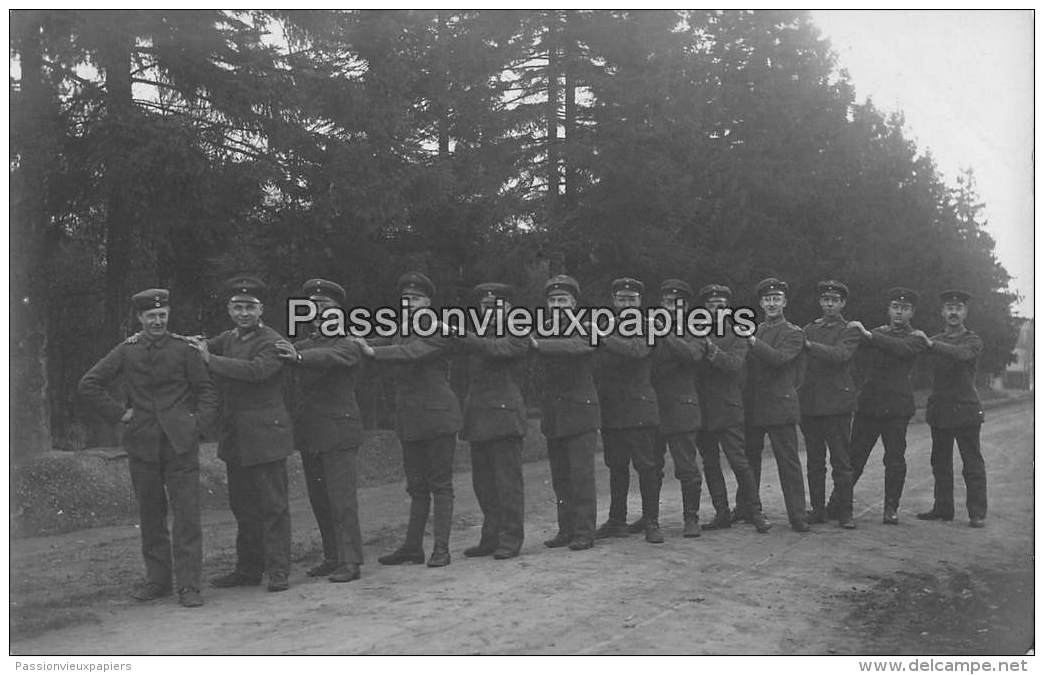 CARTE PHOTO ALLEM. SPA  1918  SERVICE DE TRANSMISSION ALLEMAND DE LA COMMISSION DE CESSEZ LE FEU INTERNATIONALE - Spa