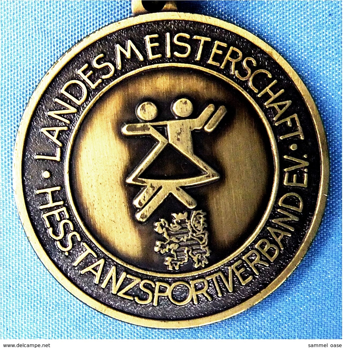 Medaille / Plakette  Landesmeisterschaft Tanzsportverband 1985  -  Ca. 41 Mm Durchmesser - Sonstige & Ohne Zuordnung