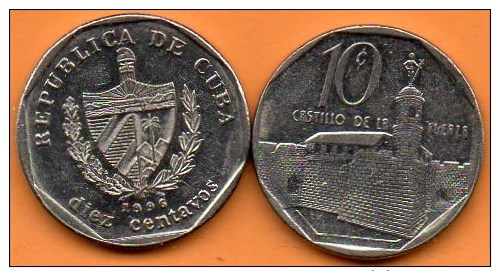 (r65)  CUBA 10 CENTAVOS  1996 - Cuba