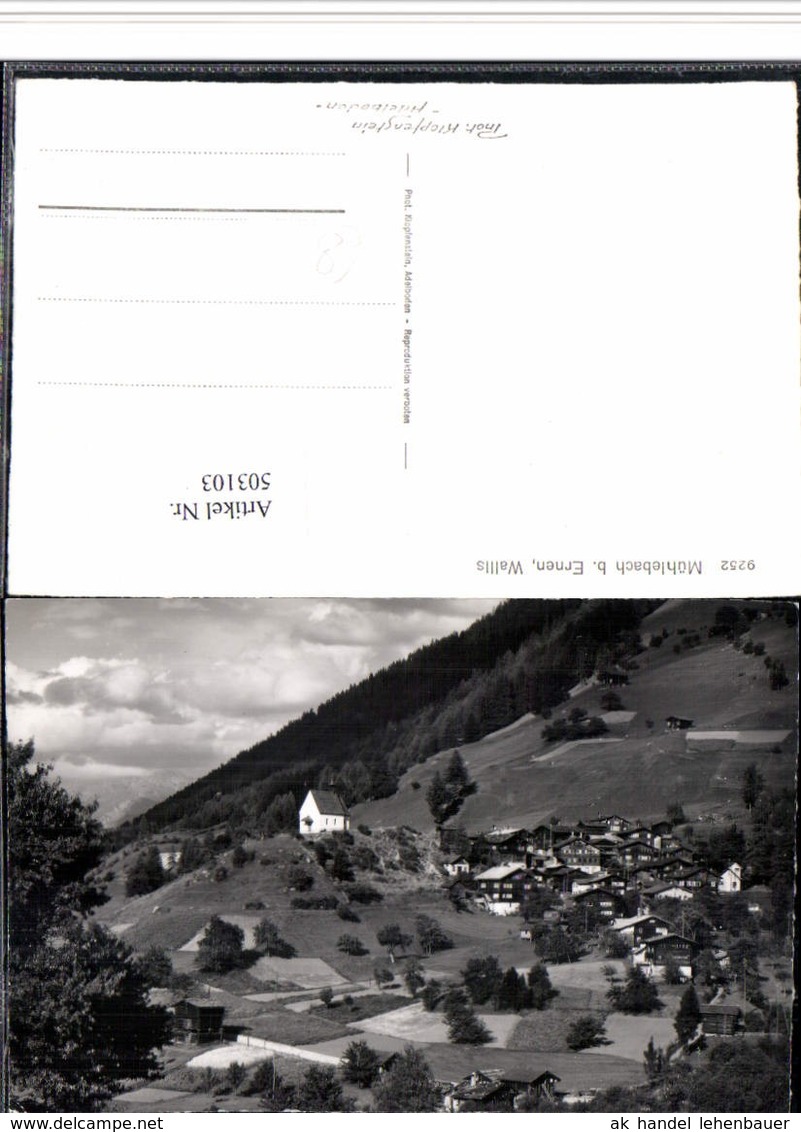 503103,M&uuml;hlebach B. Ernen Totale Kapelle Kt Wallis - Ernen