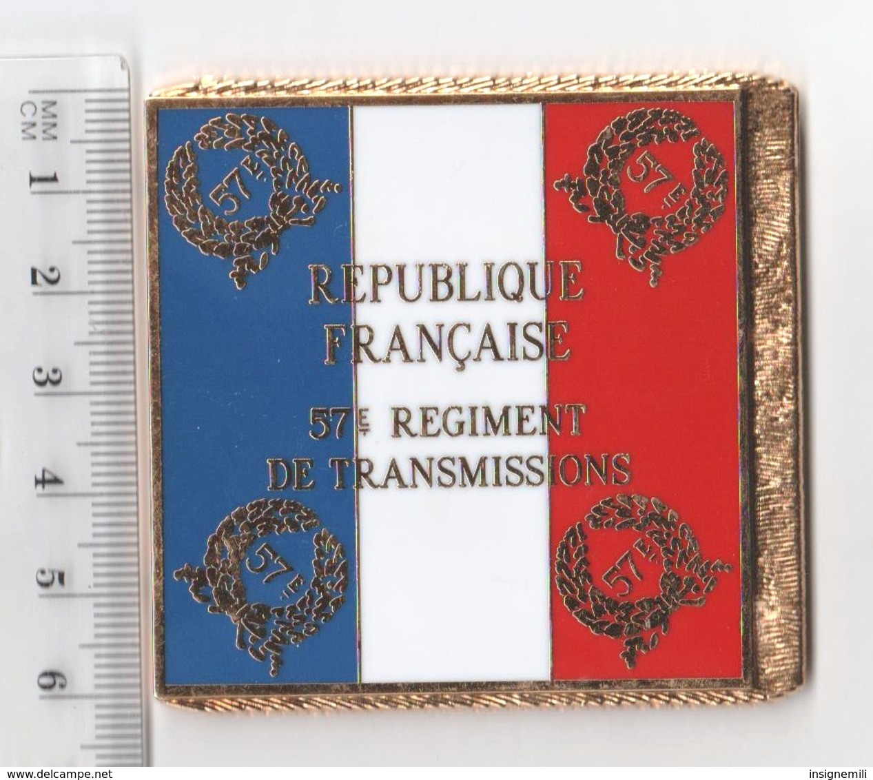 DRAPEAU 57° REGIMENT DE TRANSMISSIONS - Flags
