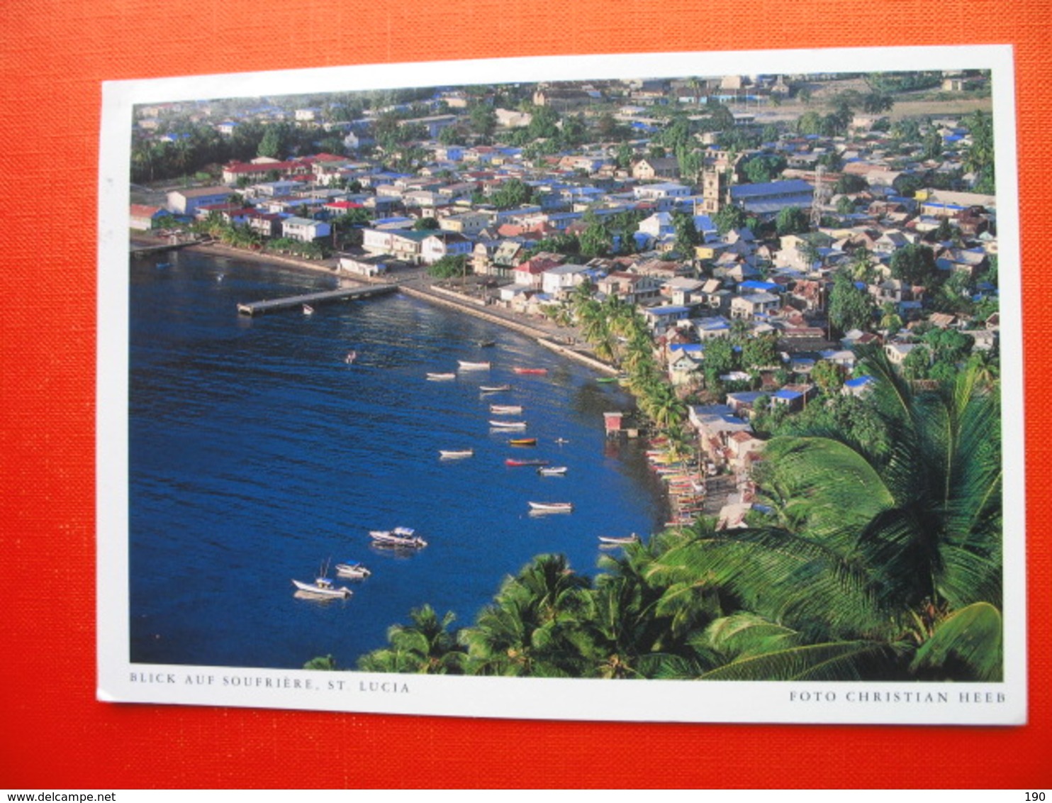 BLICK AUF SOUFRIERE,ST.LUCIA - Sainte-Lucie