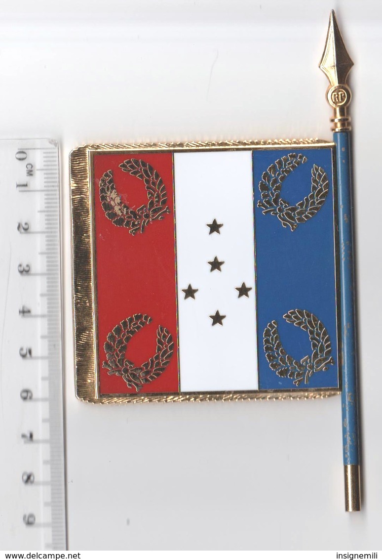 DRAPEAU FANION LE GENERAL CEMAT Chef D' état Major De L' Armée De Terre , En Métal - Bandiere