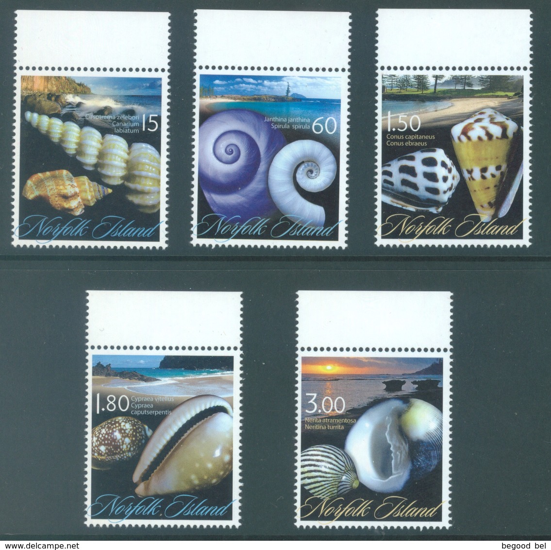 NORFOLK ISLAND - 2011 - MNH/**. - FAUNE MARINE - Yv 1041-1045  - Lot 17201 - Norfolk Island