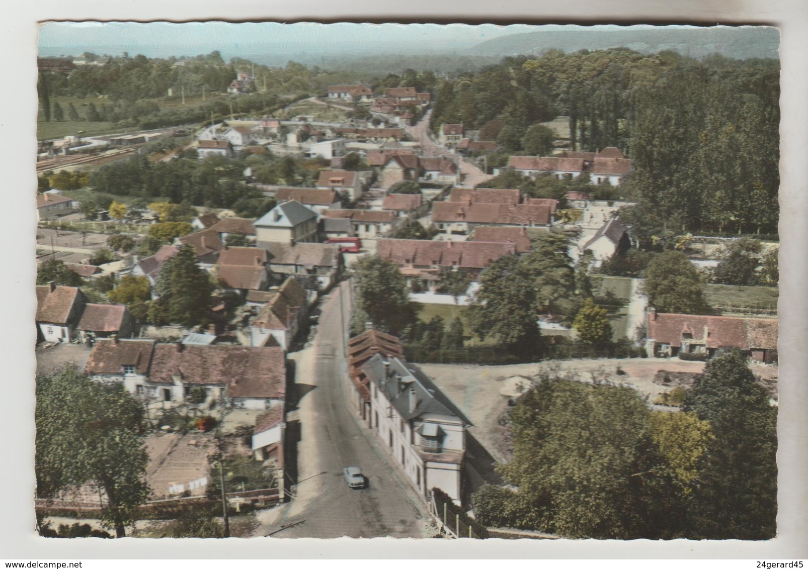 CPSM SAINT GEORGES MOTEL (Eure) - En Avion Au-dessus De....... - Saint-Georges-Motel