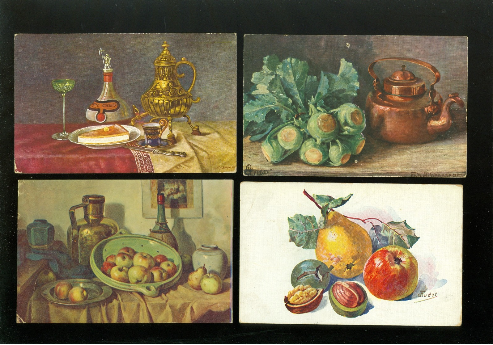 Beau Lot De 20 Cartes Postales De Fantaisie Nature Morte  Mooi Lot Van 20 Postkaaten Van Fantasie Stilleven - 20 Scans - 5 - 99 Postkaarten