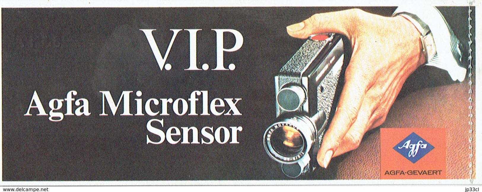 Billet Biljet Ticket Vol Sabena Bruxelles Mexico City (Aug 1974) + Pub V.I.P. Agfa Microflex Sensor - Mondo
