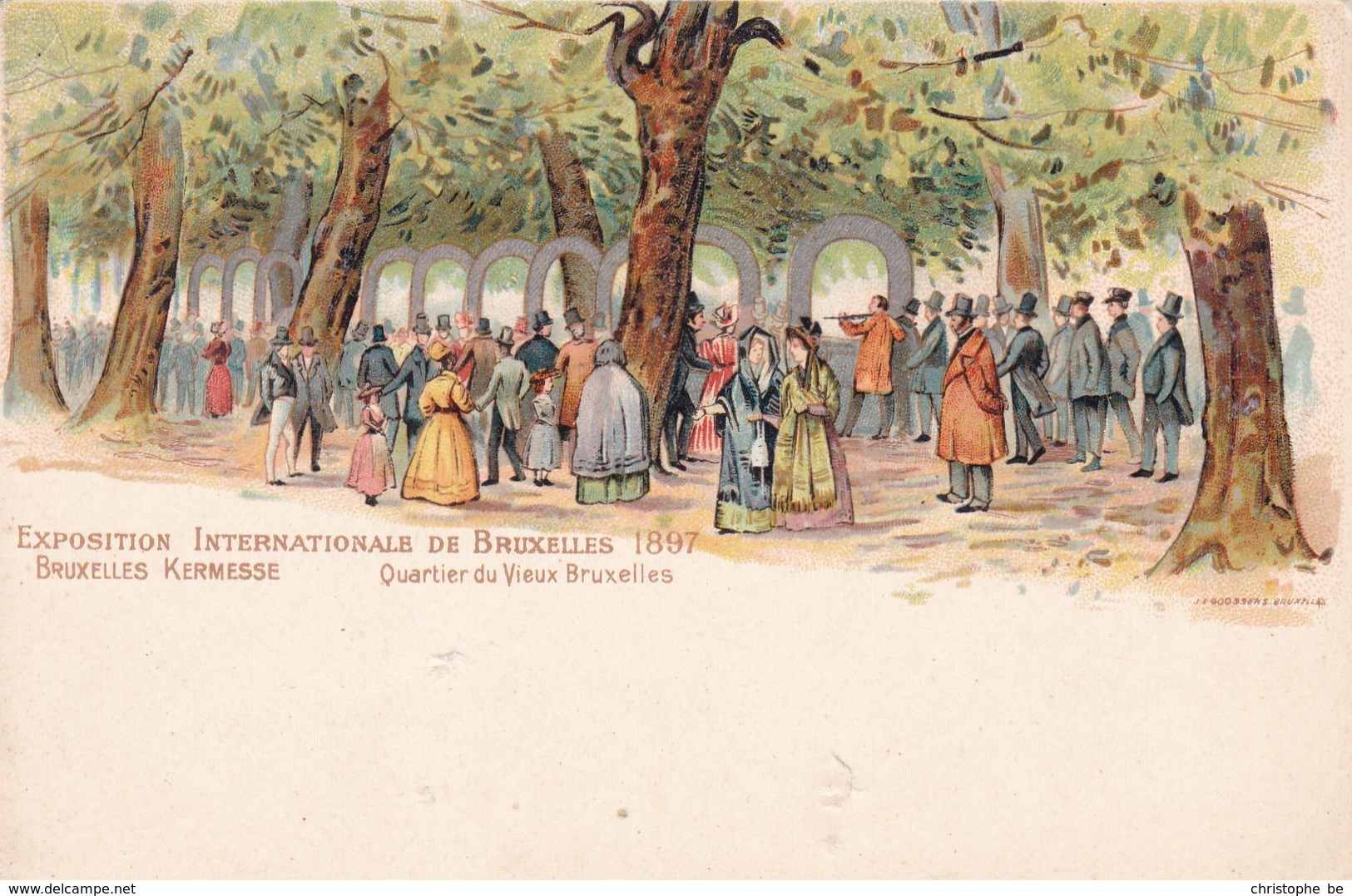 Exposition Internationale De Bruxelles 1897, Kermesse, Quartier Du Vieux Bruxelles (pk47921) - Weltausstellungen