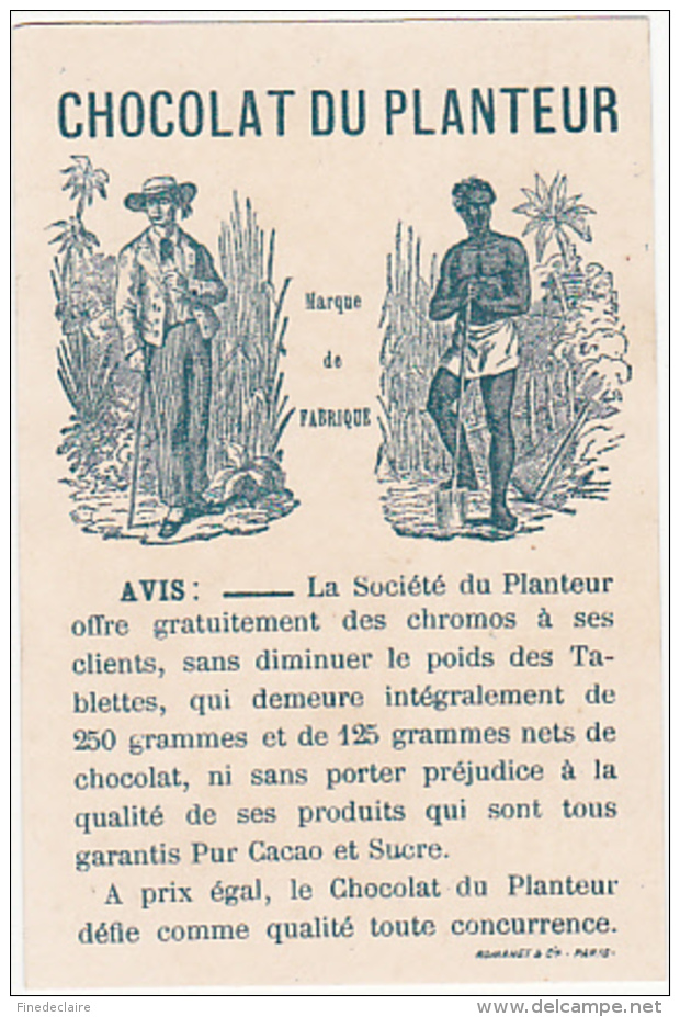 Chromo - Chocolat Du Planteur, Musée Du Louvre, Boeufs Se Rendant Au Labour - Autres & Non Classés