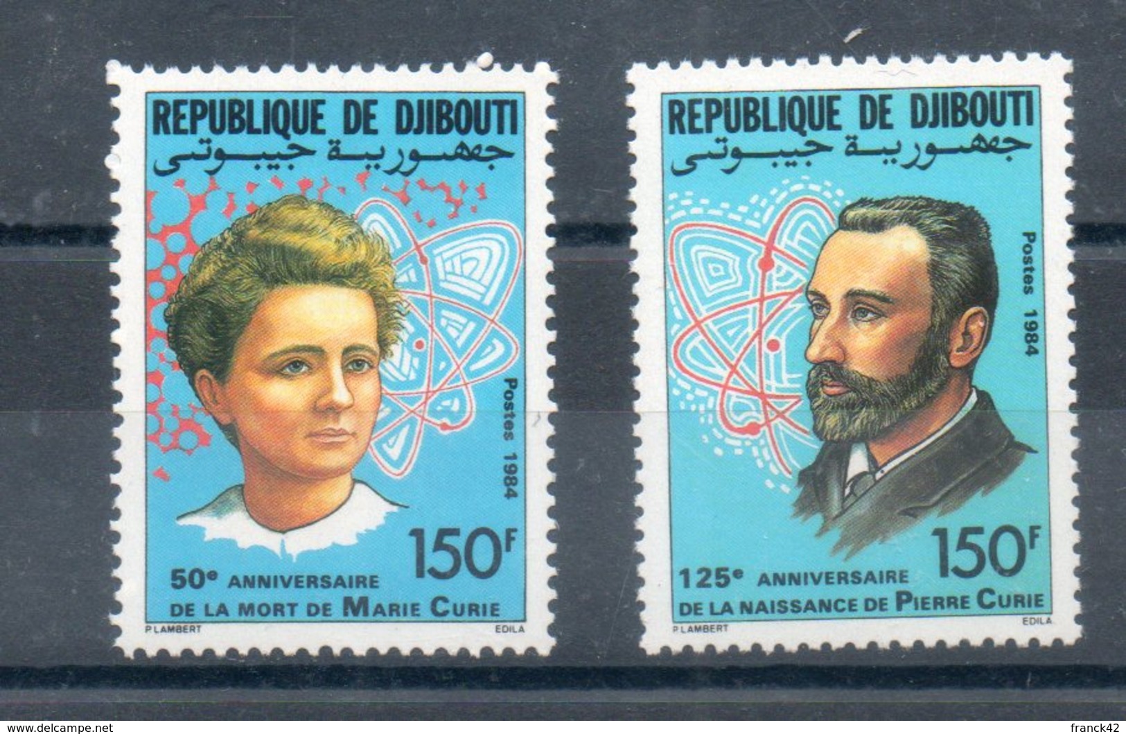 Djibouti. Pierre Et Marie Curie - Djibouti (1977-...)