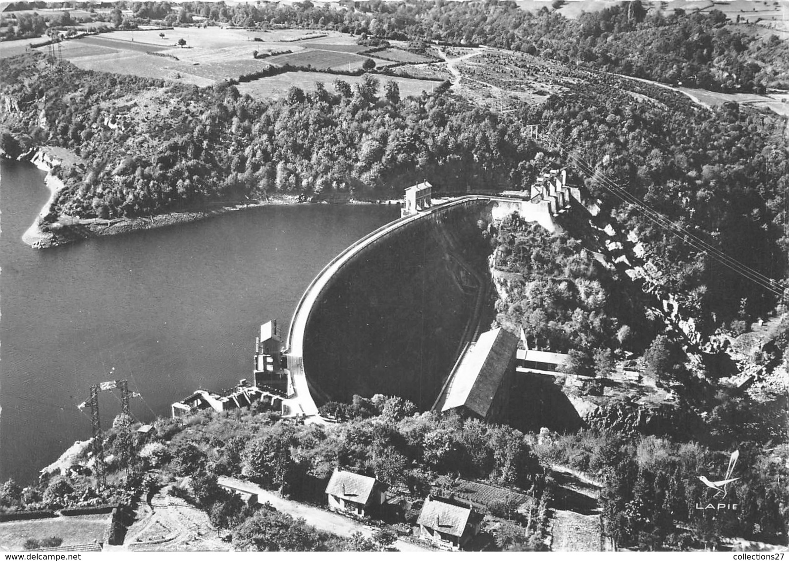 36-EGUZON- VUE DU CIEL LE BARRAGE - Autres & Non Classés