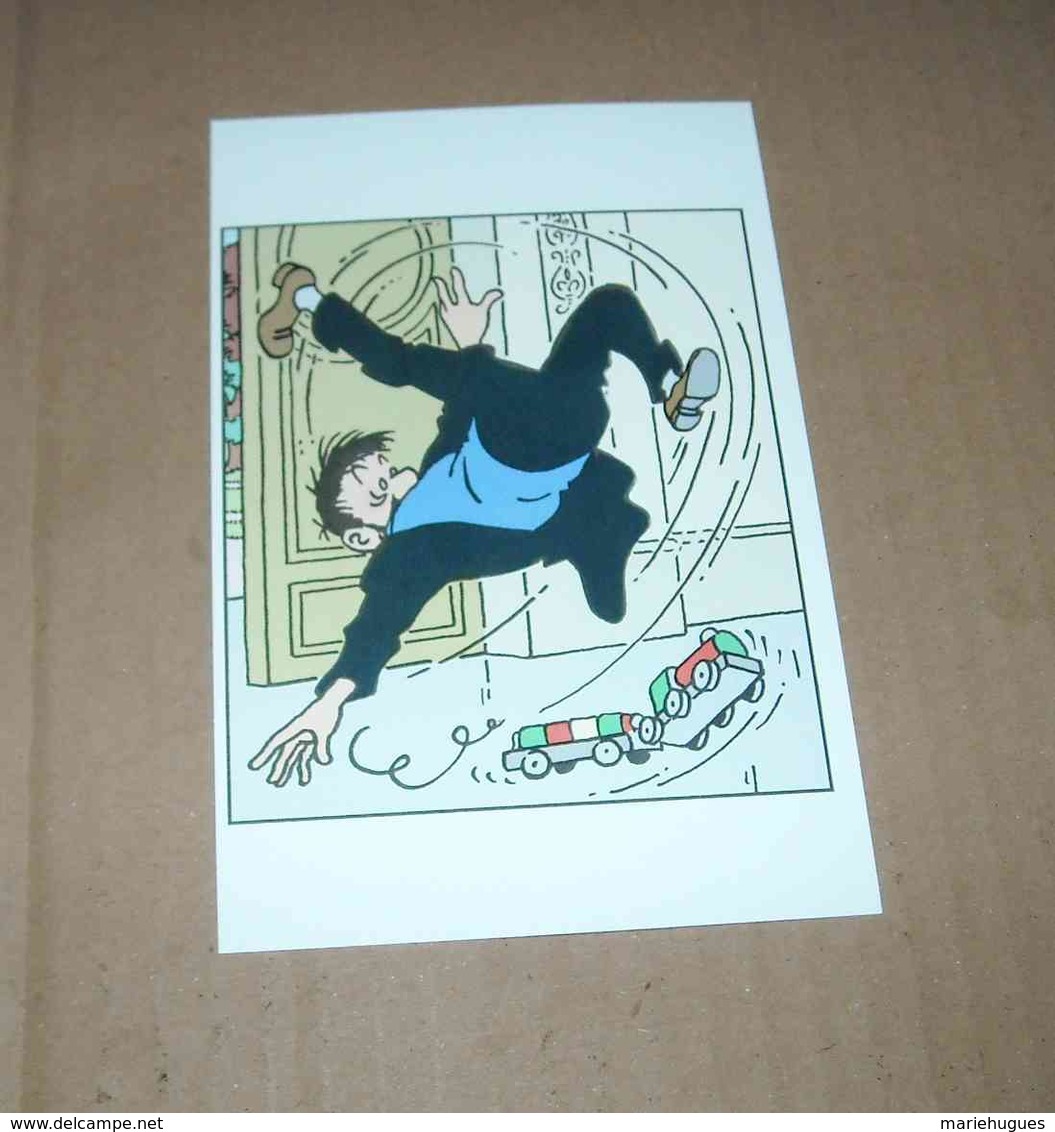 CARTE POSTALE TINTIN   HERGE - Bandes Dessinées