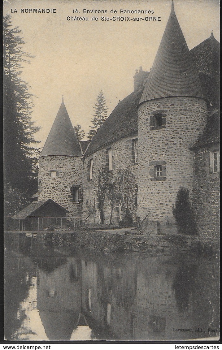 CPA 61 - Sainte-Croix-sur-Orne, Château - Otros & Sin Clasificación