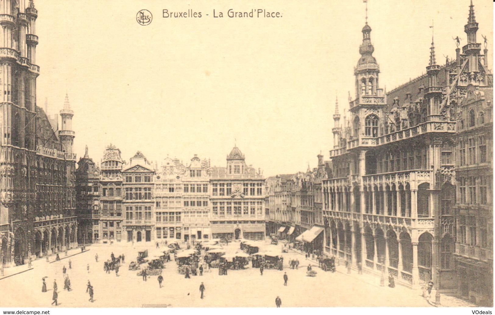 Bruxelles - CPA - Brussel - Grand'Place - Marktpleinen, Pleinen