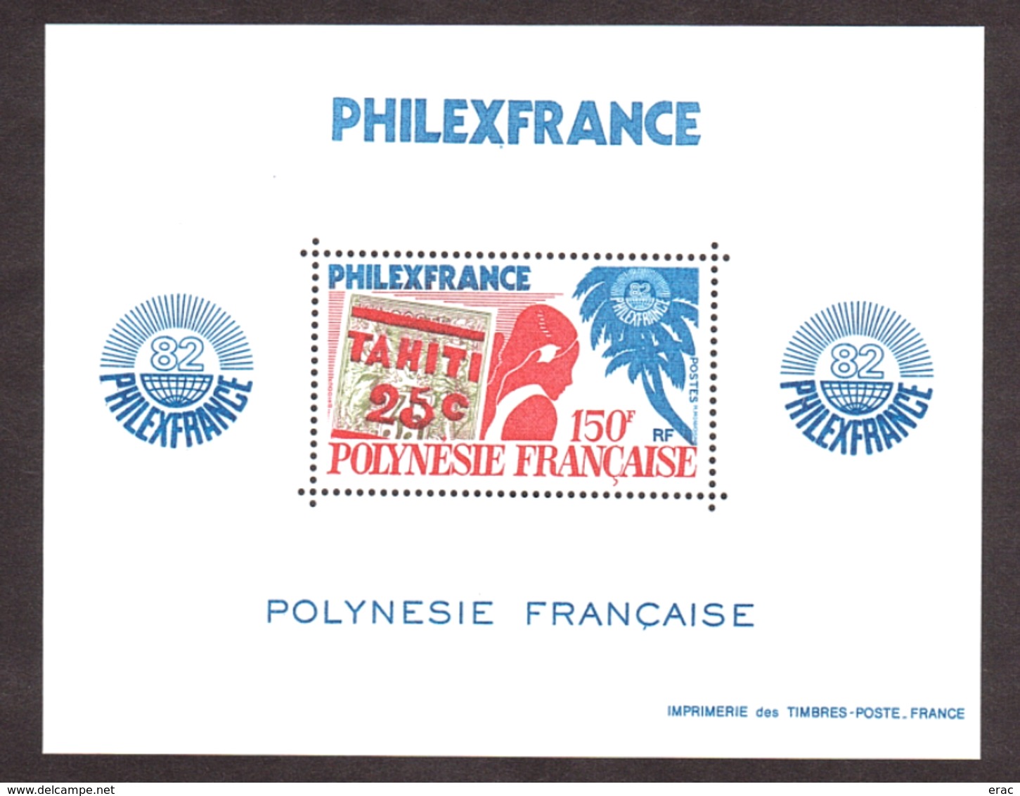 Polynésie Française - 1982 - BF 6 - Neuf ** - Philexfrance - Hojas Y Bloques