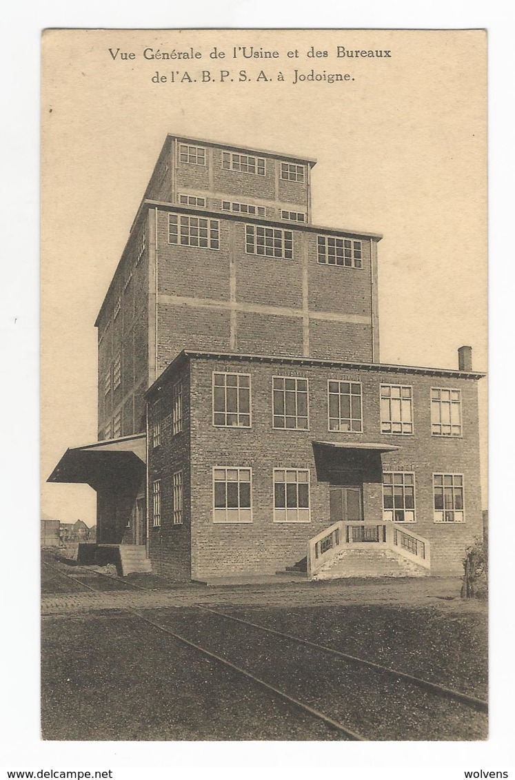 Jodoigne Société AME Vue Générale De L'usine ABPSA Et Ses Bureaux Carte Postale Ancienne - Jodoigne