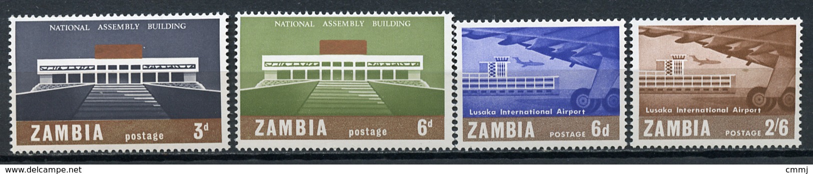 1967 - ZAMBIA  -  Mi. Nr. 30/33 - NH - (CW4755.22) - Zambia (1965-...)