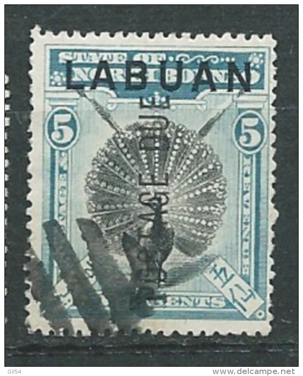 Labuan  - Timbre Taxe  -  Yvert N° 4 Oblitéré    -  Aab18605 - North Borneo (...-1963)