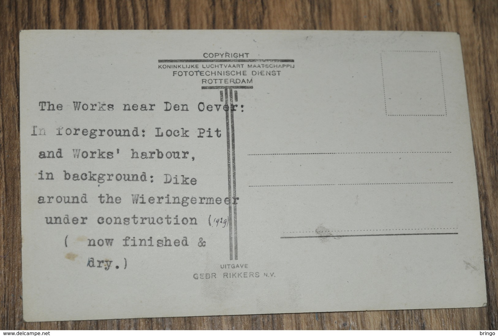 345- Zuiderzeewerkennabij Den Oever - 1929 - Den Oever (& Afsluitdijk)