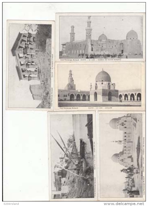 Egypte - 5 Cartes Mignonnettes  De  13X7 Cm  : Achat Immédiat - Autres & Non Classés