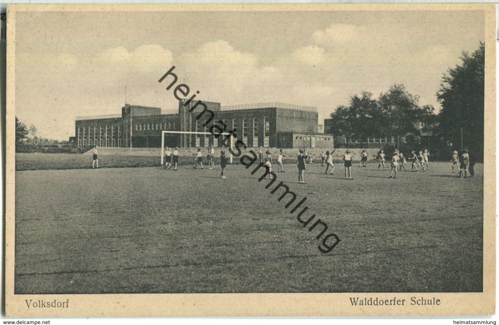 Hamburg-Volksdorf - Walddoerfer Schule - Verlag Ludwig R. Grebe Hamburg Volksdorf - Wandsbek