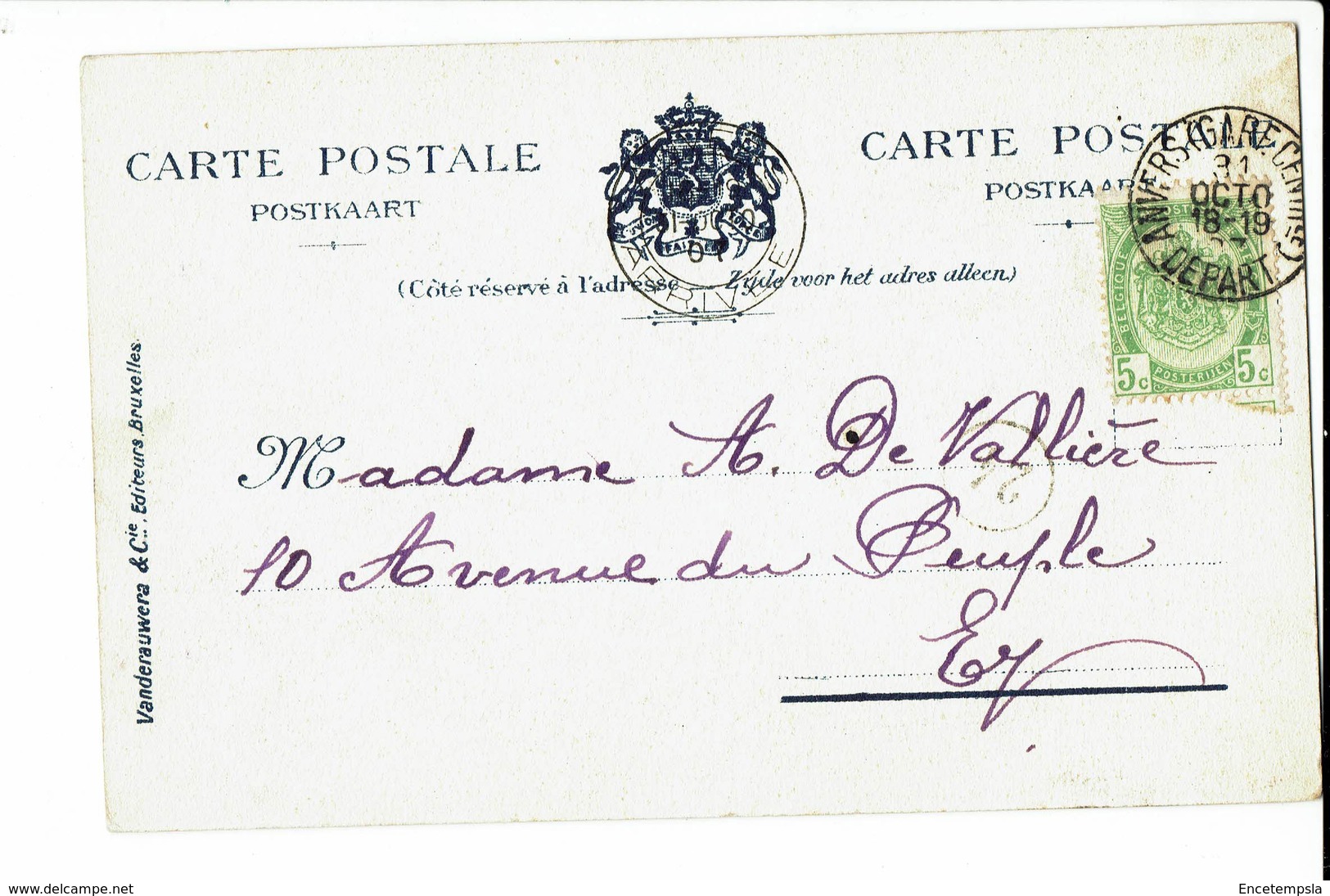 CPA - Carte Postale -BELGIQUE -Bruxelles -Palais Royal-La Salle à Manger-1907- S596 - Monumenten, Gebouwen