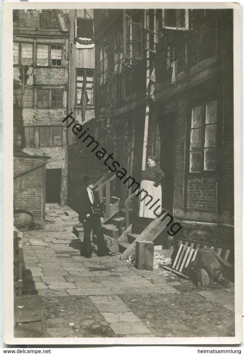 Hamburg - Im Abbruchviertel - Foto-AK Grossformat - Verlag Hans Andres Hamburg - Mitte