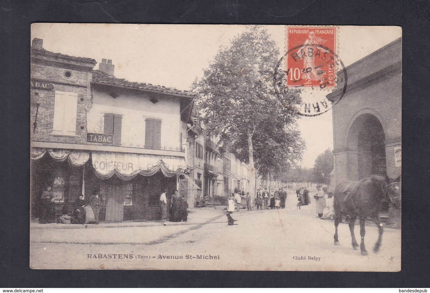 Vente Immediate Rabastens (81) Avenue St Saint Michel ( Animée Cliché Delpy) - Rabastens