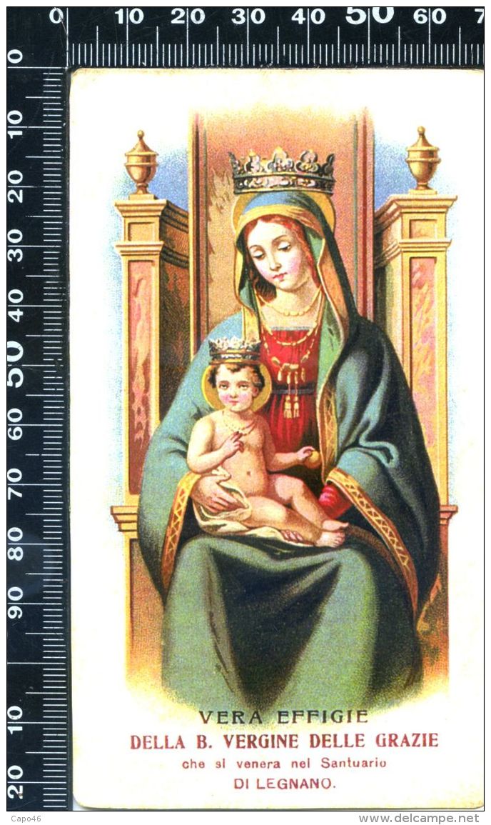 S 1521- SANTINO - MADONNA DELLE GRAZIE - LEGNANO - Religione & Esoterismo