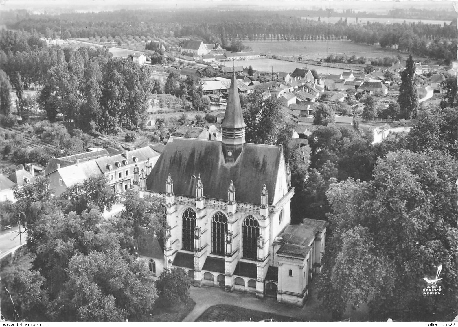 37-CHAMPIGNY-SUR-VEUDE- VUE DU CIEL - Champigny-sur-Veude