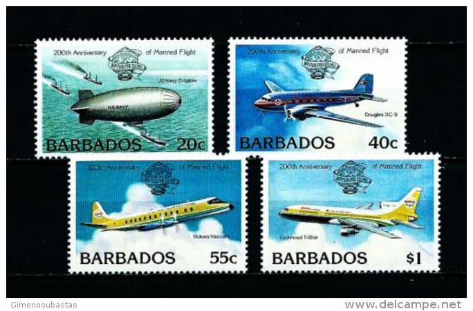 Barbados  N&ordm; Yvert  576/9  En Nuevo - Barbados (1966-...)