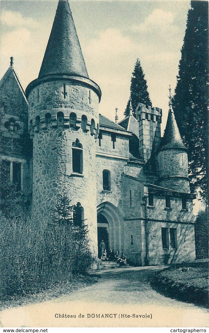D1321 CPA Chateau De Domancy - Autres & Non Classés