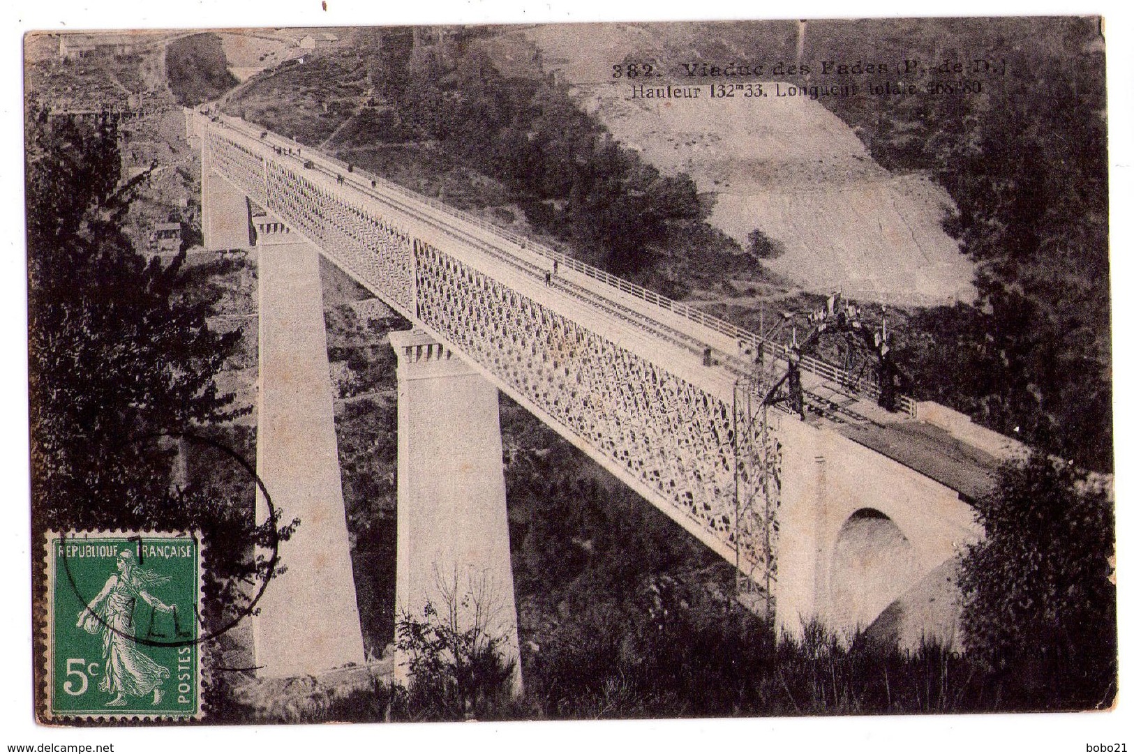 1853 - Saint-Gervais D'Auvergne ( 63 ) - Le Viaduc Des Fades - N°382 - - Saint Gervais D'Auvergne