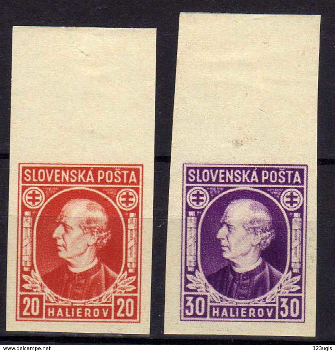 Slowakei / Slovakia, 1939, Mi 37-38 X D * [210618XVII] - Nuevos