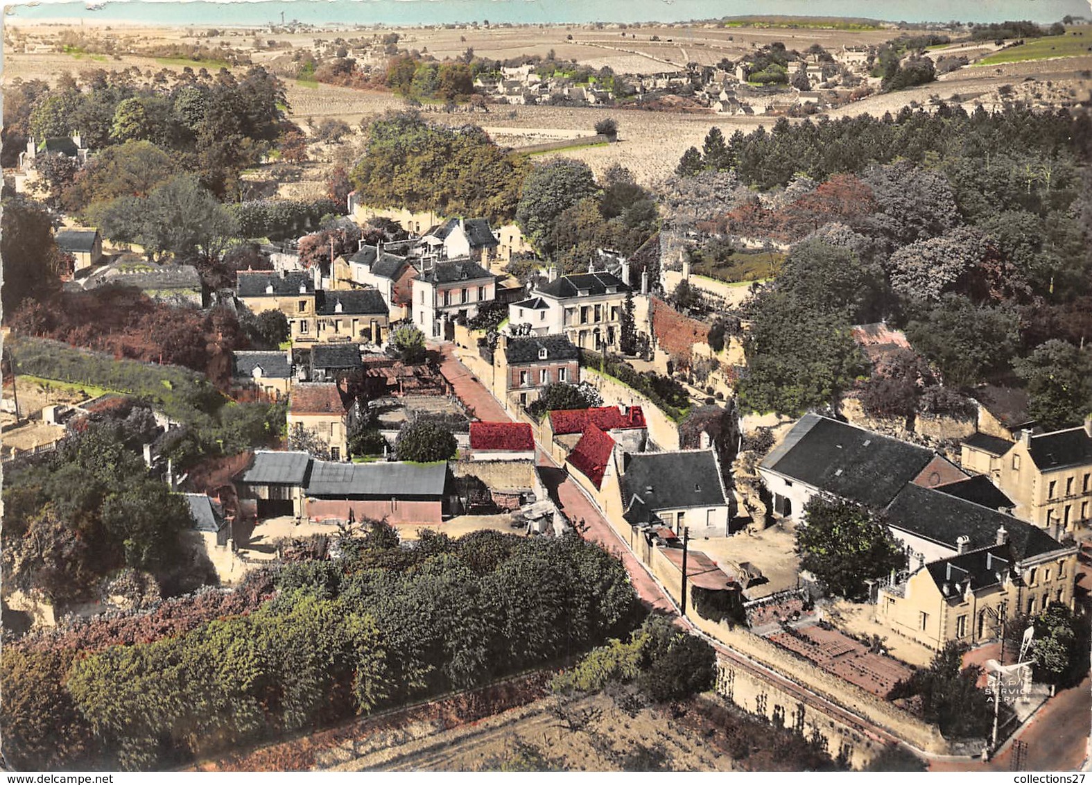 37-VOUVRAY- L'ECHENNEAU VUE DU CIEL - Vouvray