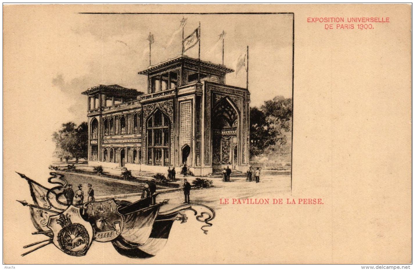 CPA PARIS EXPO 1900 Le Pavillon De La Perse (700079) - Expositions