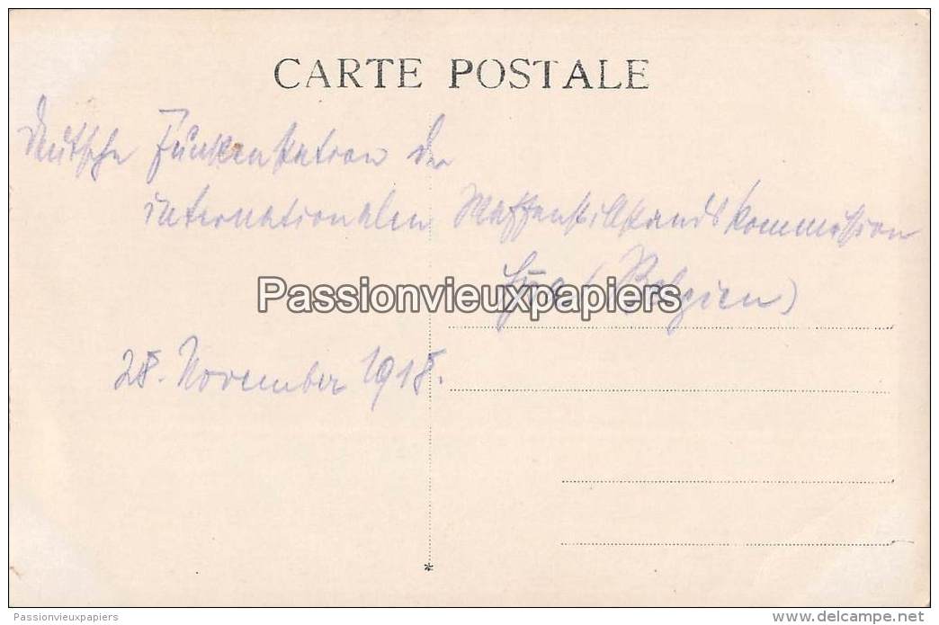 CARTE PHOTO ALLEMANDE  SPA    1918   VILLA  SERVICE DE TRANSMISSION ALLEMAND DE LA COMMISSION D'ARMISTICE - Spa