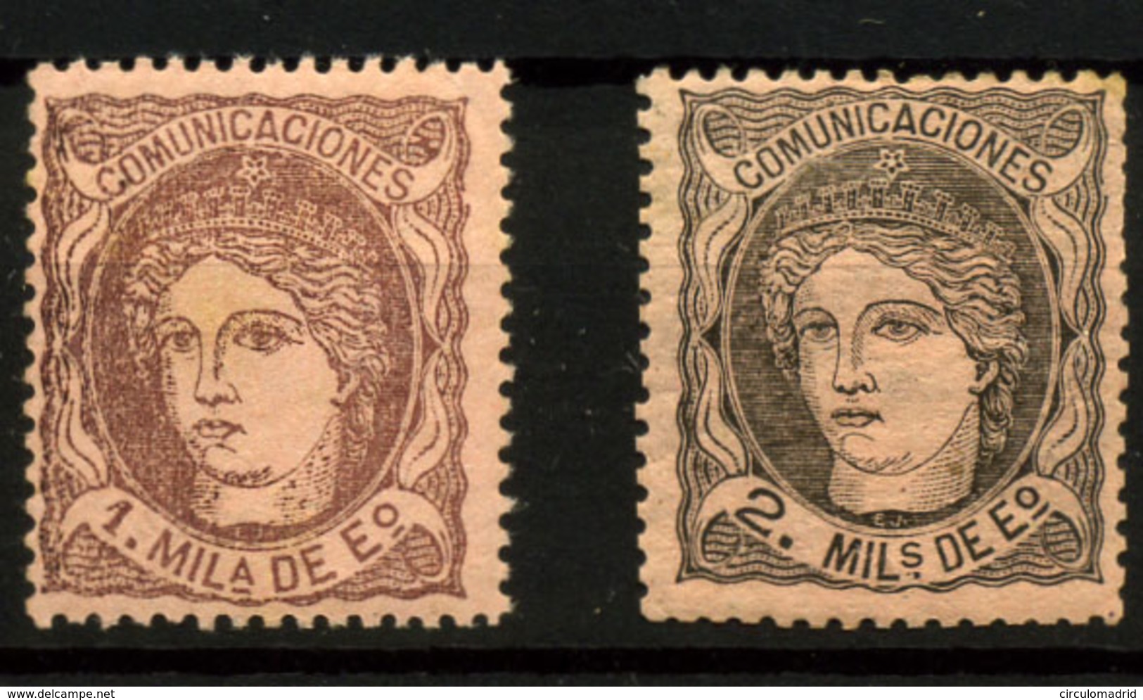 3138- España Nº 102c, 103 - Unused Stamps