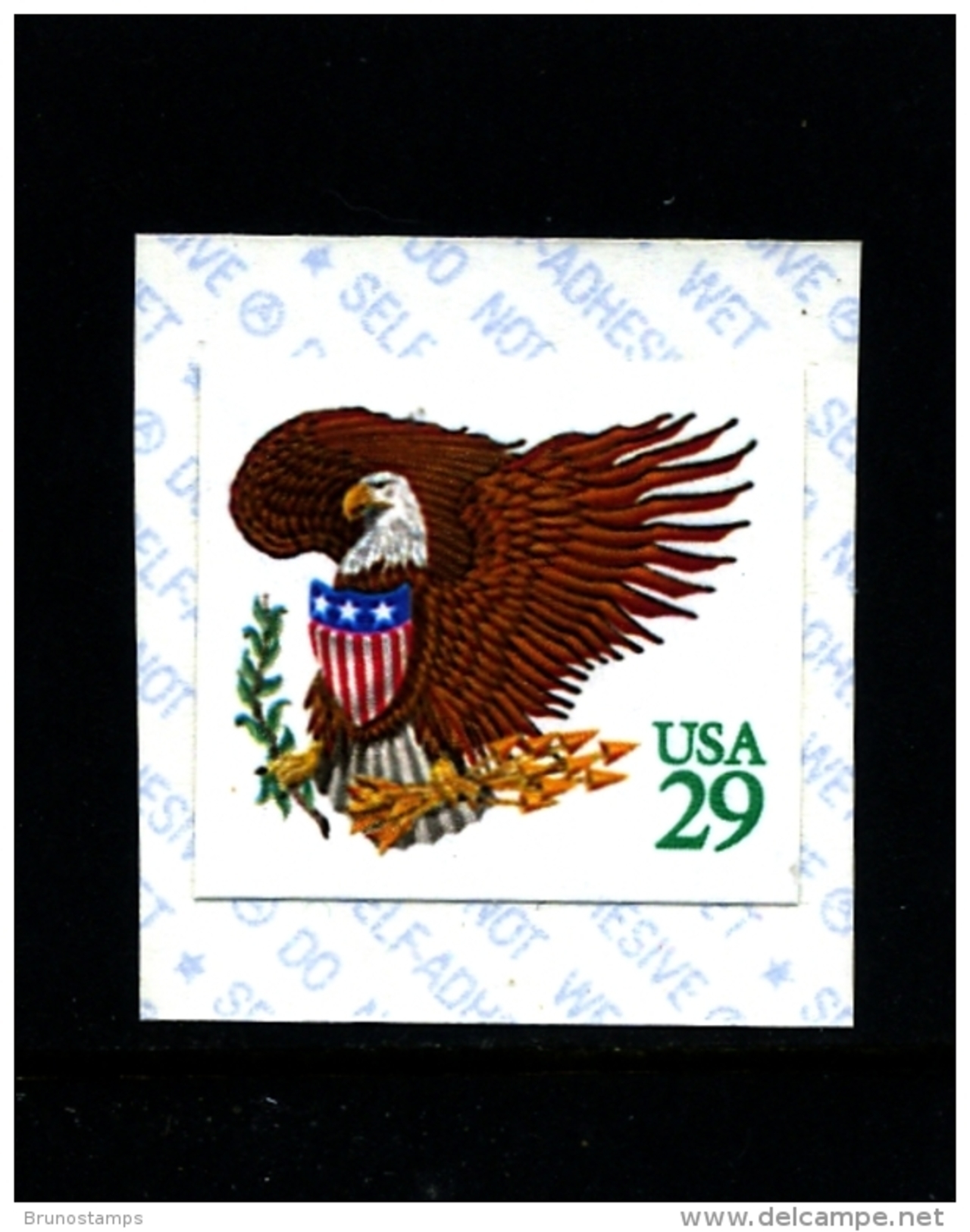 UNITED STATES/USA - 1992  29c  EAGLE  (GREEN)  SELF ADHESIVE MINT NH - Nuovi