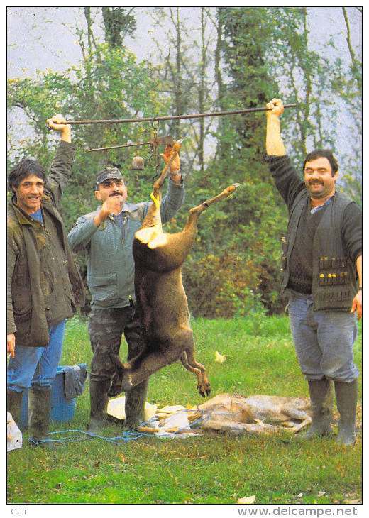 40 Landes (Montfort En Chalosse) NOUSSE  Retour D'une Battue Au Chevreuil  La Pesée (Chasse) * PRIX FIXE - Montfort En Chalosse